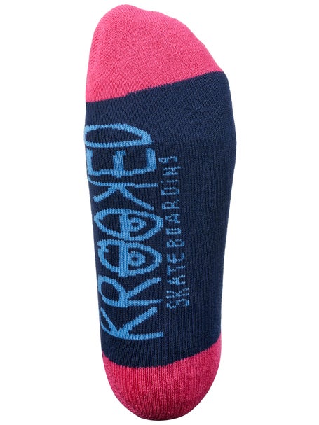 Krooked Eyes Socks\Navy/Blue/Magenta