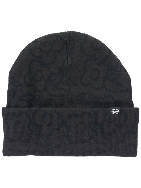 Krooked Flowers Eyes Clip Beanie\Black