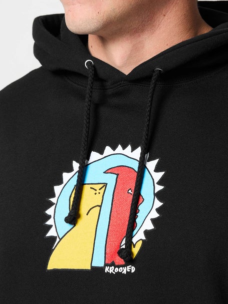 Krooked Mad Back Fill Hoodie\Black