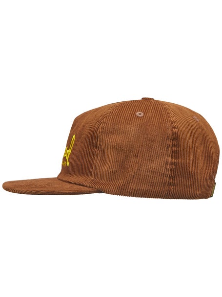 Krooked Skript Snapback Hat\Brown/Gold
