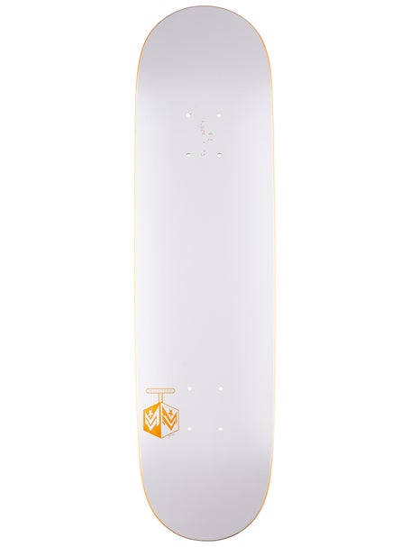 Mini Logo Chevron Detonator White 191 Deck 7.5x28.65