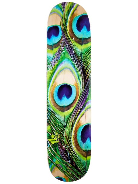 Mini Logo Peacock Feather 255 Deck 7.5 x 30.7