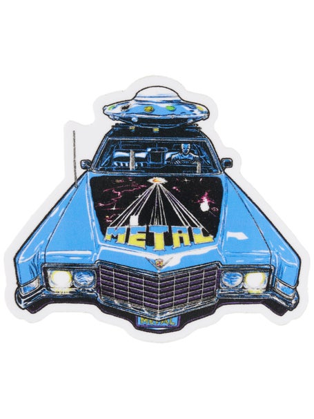 Metal Cadillac Sticker