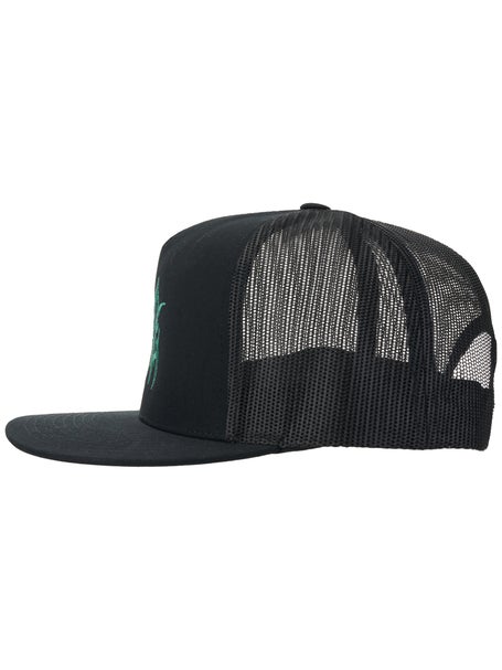 Metal Logo Trucker Hat\Black/Green