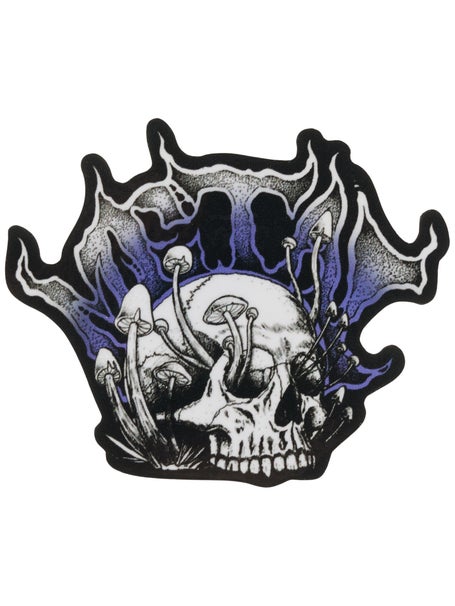 Metal Mushroom Sticker 