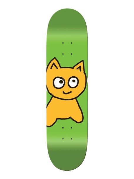 Meow Big Cat Green Deck 8.25 x 31.8
