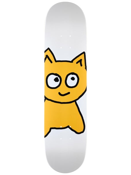 Meow Big Cat White Deck 7.75 x 31.2