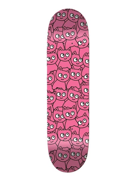 Meow Sticker Pile Pink Deck 7.5 x 30