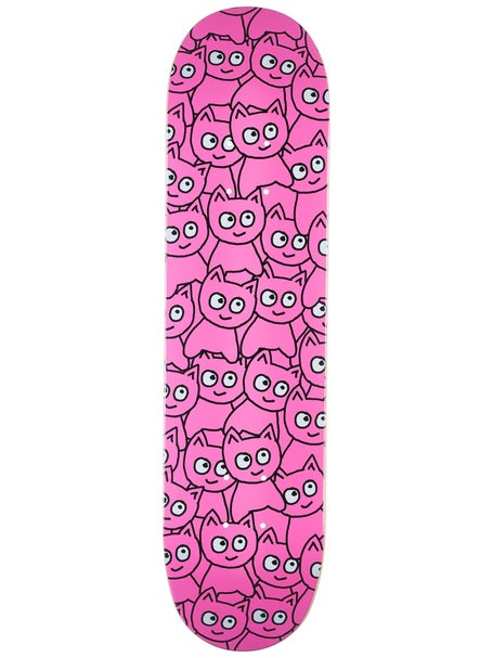 Meow Sticker Pile Pink Deck 7.25 x 29