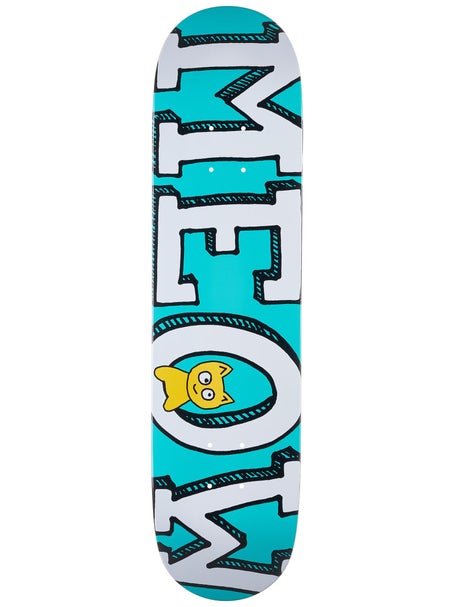 Meow Logo Teal Deck 7.75 x 31.2