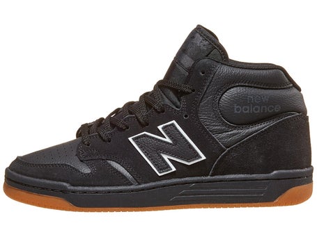 New Balance Numeric 480 Hi Shoes Black/Gum | Skate Warehouse