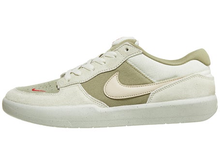 Nike SB Force 58 Shoes\Coconut Milk/Linen-Olive-Red