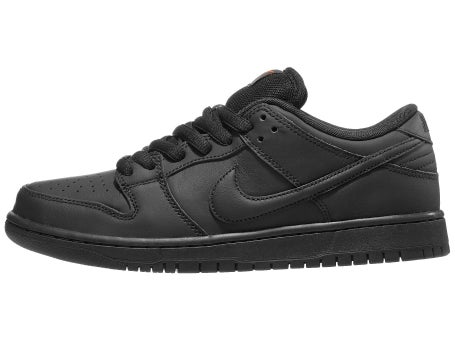 Nike SB Dunk Low Pro ISO Shoes\Black/Black-Orange