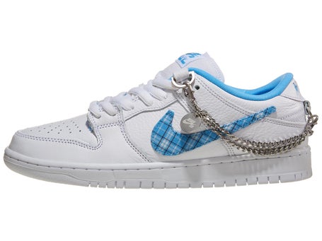 Nike SB Dunk Low Pro Shoes\White/University Blue-White