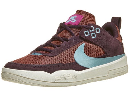 Nike SB Kids Day One GS Shoes\Burgundy Ash/Denim Turq