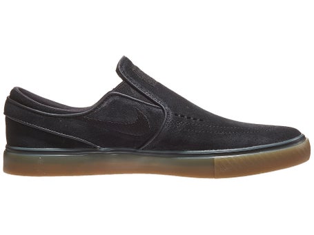 Nike SB Janoski Slip Shoes\Black/Black-Gum