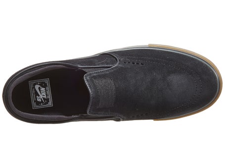 Nike SB Janoski Slip Shoes\Black/Black-Gum