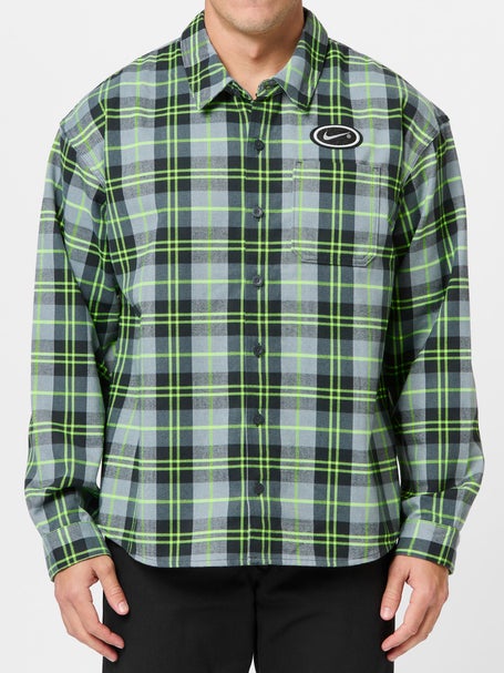 Nike SB Koston Flannel Shirt\Dk Smoke Grey/Volt