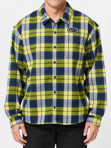 Nike SB Koston Flannel Shirt\Midnight Navy/Speed Yellow