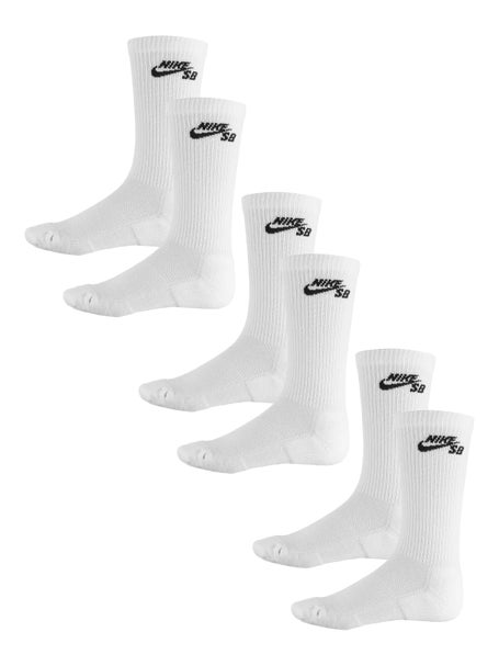 Nike SB Elevated Crew Socks 3-Pack\White/Black