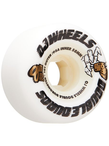 OJ Double Duro 101a/95a Wheels\White