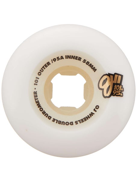 OJ Double Duro 101a/95a Wheels\White