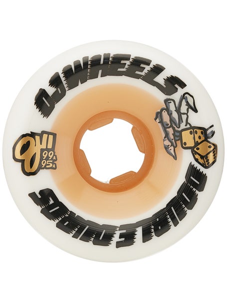 OJ Double Duro 99a/95a Wheels\White/Gum