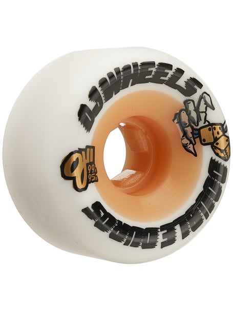 OJ Double Duro 99a/95a Wheels\White/Gum