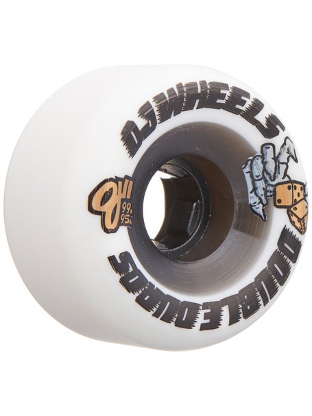 OJ Double Duro 99a/95a Mini Combo Wheels\White/Black