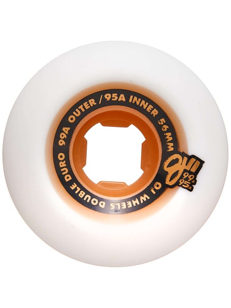 OJ Double Duro 99a/95a Chubbies Wheels\White/Gum