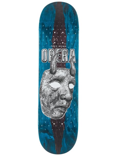 Opera Trey Wood Horns Deck 8.25 x 32