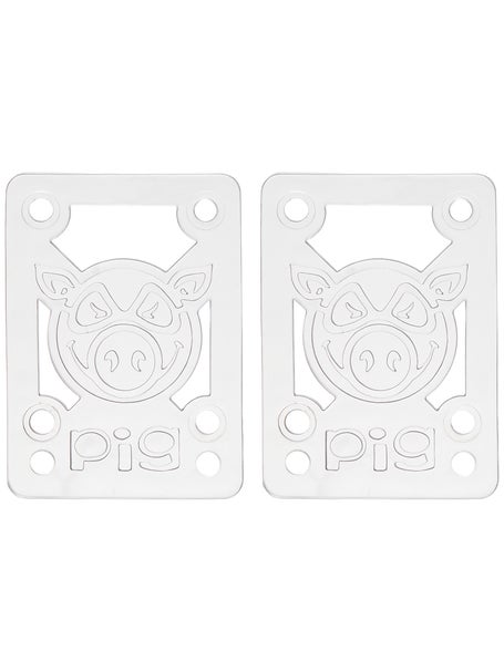 Pig Piles Shock Clear Riser Pads 1/8