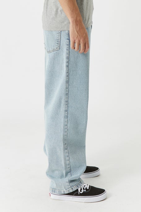 Polar 93 Denim Jeans\Light Blue w/Yellow Patch