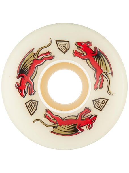 Powell Peralta Dragon Nano Rat Red 93a AA2 Wheels