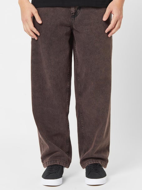 Polar Big Boy Work Denim Jeans Mud Brown | Skate Warehouse 