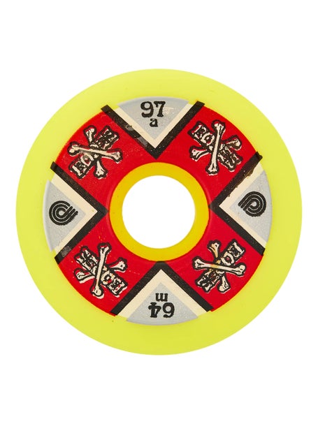 Powell-Peralta Cross Bones 97a Wheels\Yellow