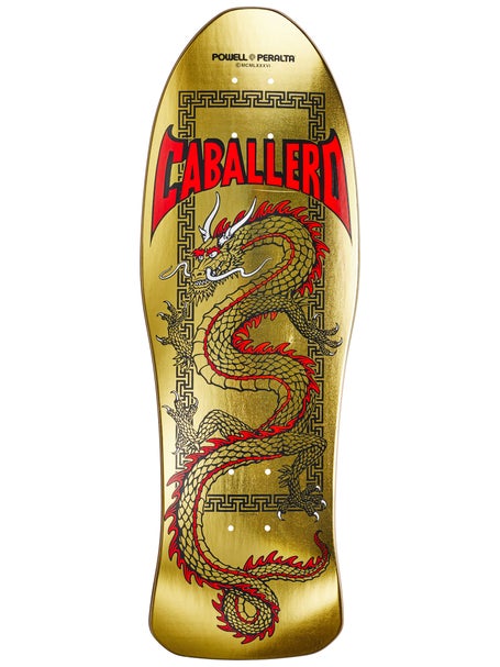 Powell Peralta Cab Chinese Dragon Gold Foil Deck 10x30