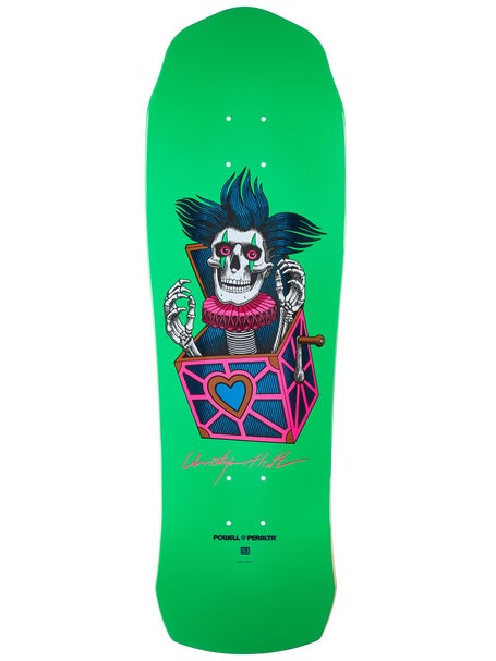 Powell Peralta Chris Hiett Skull Green Deck 9.5 x 31.13