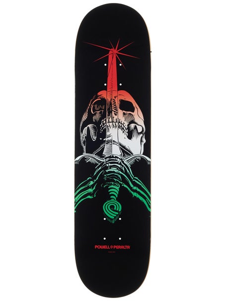 Powell Rodriguez Skull & Sword Grn Fade Deck 8.25x31.95