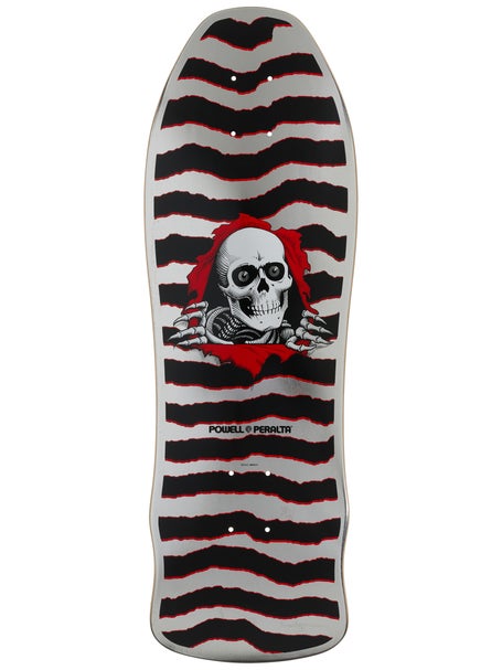 Powell Peralta Geegah Ripper Silver/Red Foil Deck 9.75