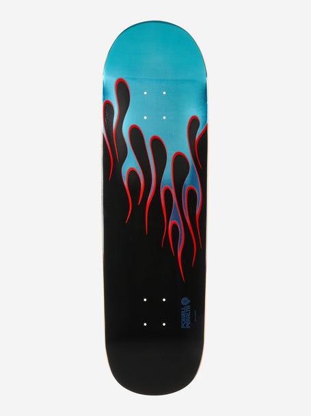 Powell Peralta Hot Rod Flames Lt Blue Deck 9.375x33.87