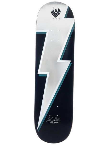 Powell Flight Vallely Lightning Slvr Deck 8.5 x 32.08