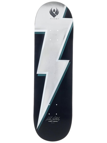 Powell Flight Vallely Lightning Slvr Deck 8.75x32.33
