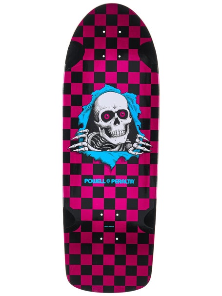 Powell Ripper OG Checkered Pink Foil Deck 10 x 30