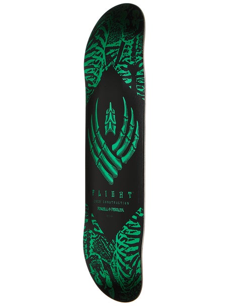 Powell Peralta Flight Skeleton Grn Foil Deck 8.5x32.08