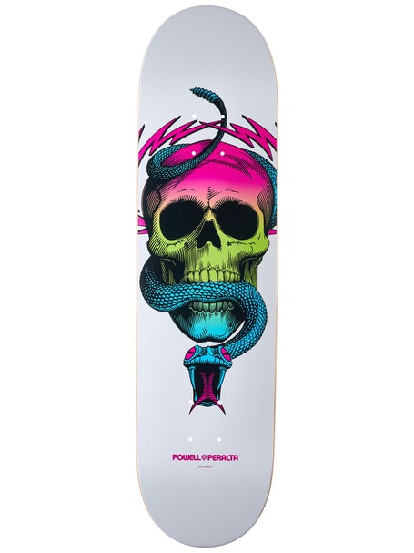 Powell McGill Skull & Snake Lime Fade Deck 8.0 x 31.45