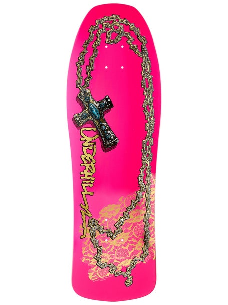 Powell Peralta Underhill Cross Pink/Gold Deck 10x30.25