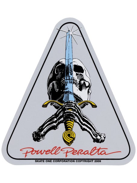 Powell Peralta Sword & Skull Sticker