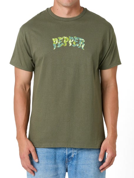 Pepper 8 Bit Camo T-Shirt\Forest
