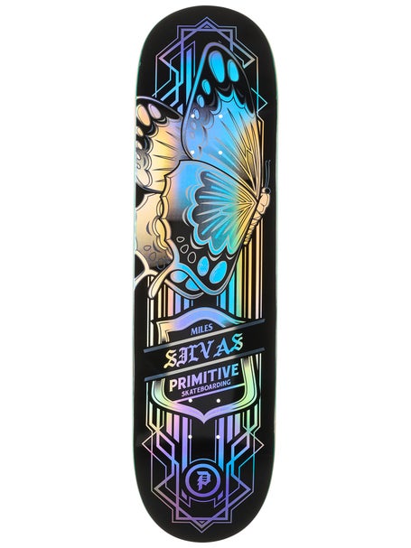 Primitive Silvas Butterfly Spectra Foil Deck 8.5 x 32